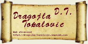 Dragojla Topalović vizit kartica